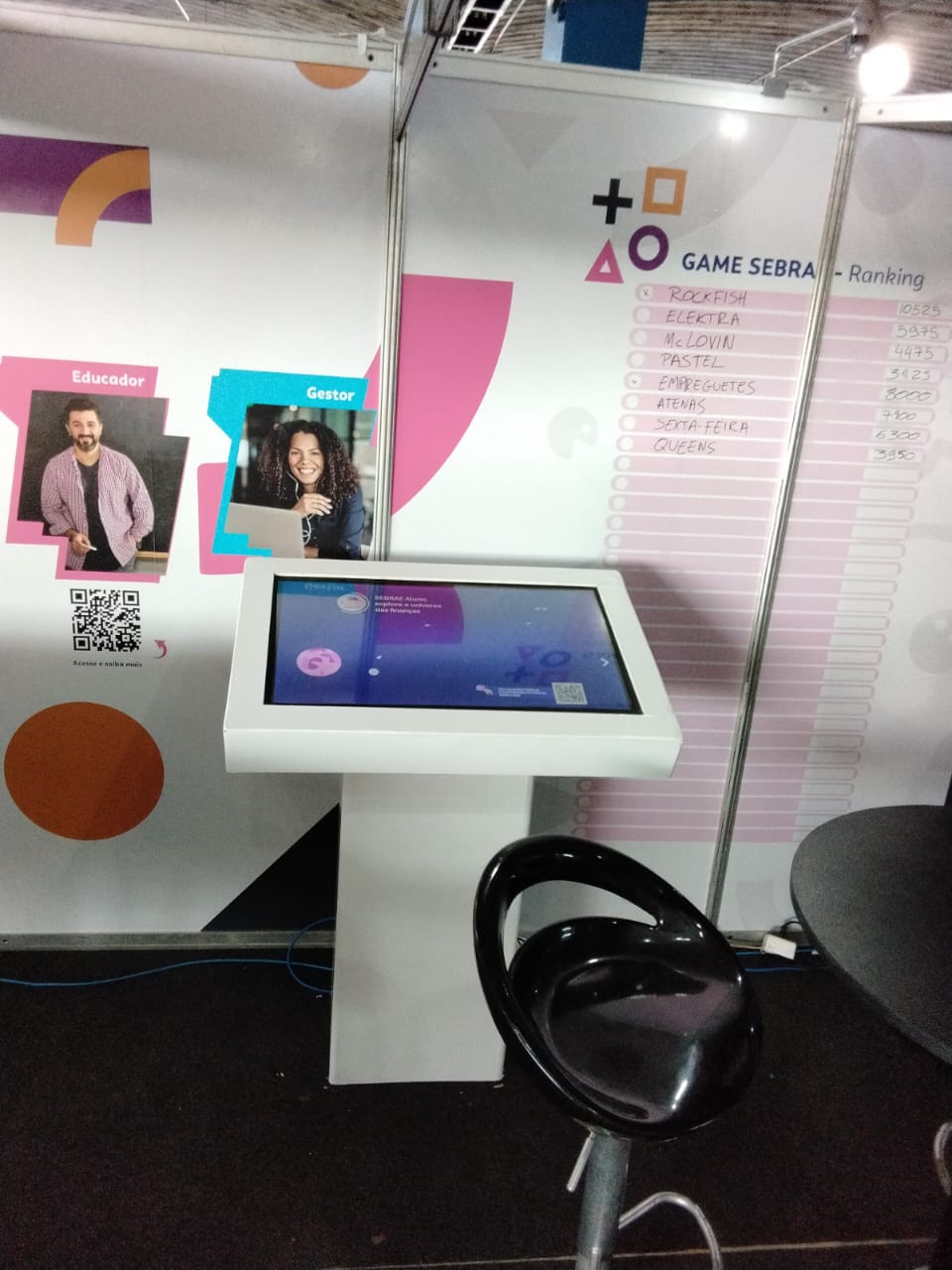 Totem Touchscreen SEBRAE